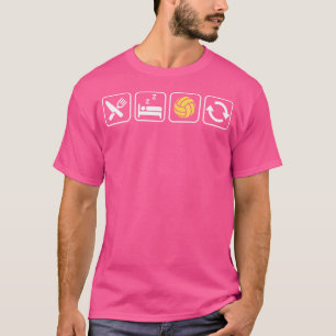 Camiseta Repetición De Voleibol De Sueño Para Los Amantes D