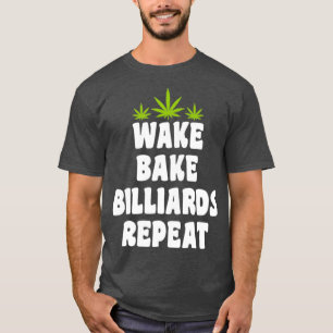 Camiseta Repetición de Wake Bake Billiards