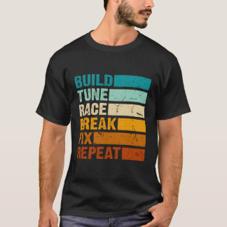 Camiseta Repetición del coche de repetición de salto de car