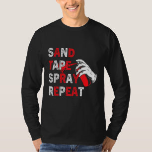 Camiseta Repetición del coche del técnico del cuerpo automá