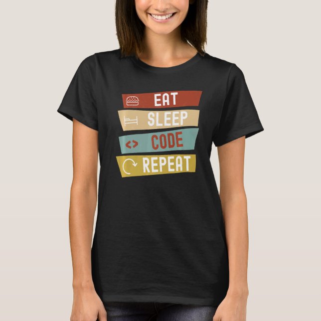Camiseta Repetición del código de suspensión de consumo (Anverso)