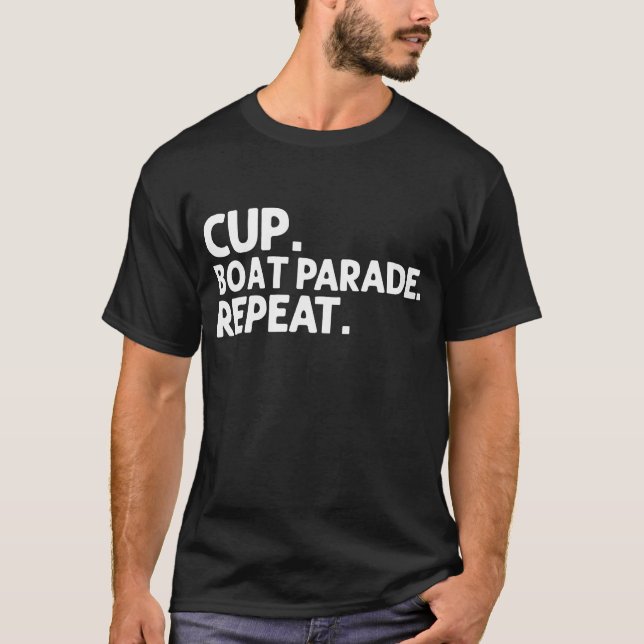 Camiseta Repetición del desfile de barcos de la copa (Anverso)