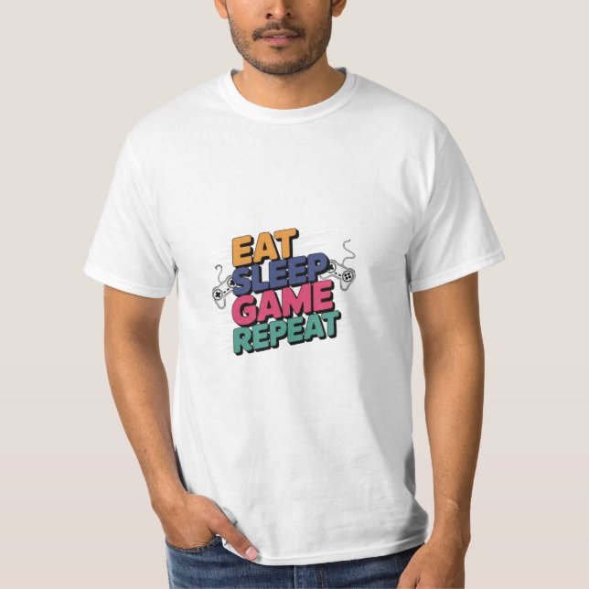 Camiseta Repetición del juego de sueño (Anverso)