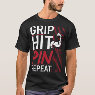 Camiseta Repetición del pinza de agarre - Hombres luchadore