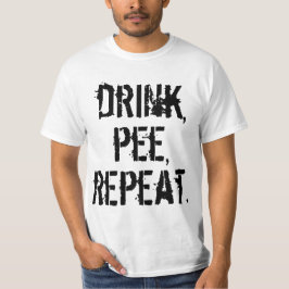 Camiseta Repetición del pis de la bebida