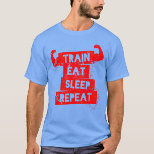 Camiseta Repetición del sueño de la comida del tren