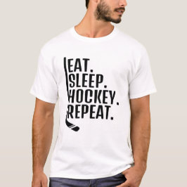 Camiseta repetida de hockey sobre sueño