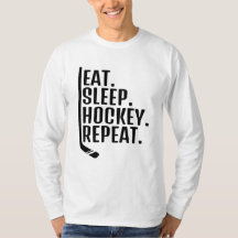 Camiseta repetida de hockey sobre sueño