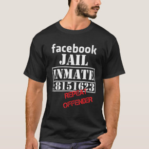 Camiseta Repetido delincuente liberal 181516 en prisión de