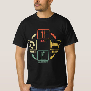 Camiseta Repetir Calisthenics del sueño