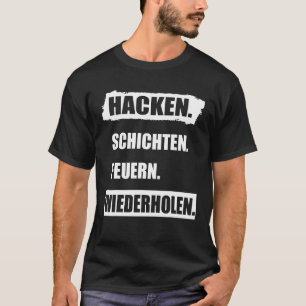 Camiseta Repetir con capas de chapa