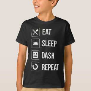 Camiseta Repetir Dash Dormir Videojuego Geometría Videojuga