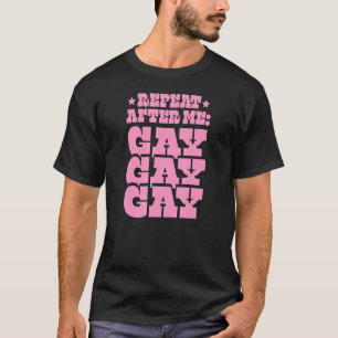 Camiseta Repetir después de mi gay liberal Florida Lgbtq Al