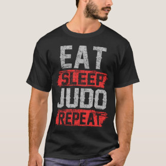 Camiseta repetir "dormir judo"