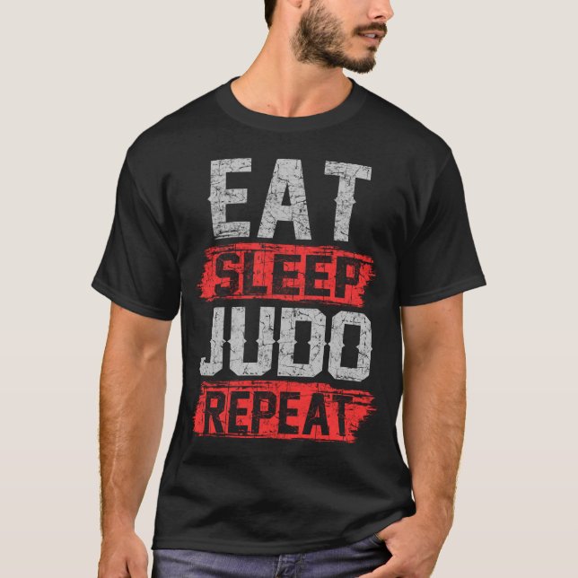 Camiseta repetir "dormir judo" (Anverso)