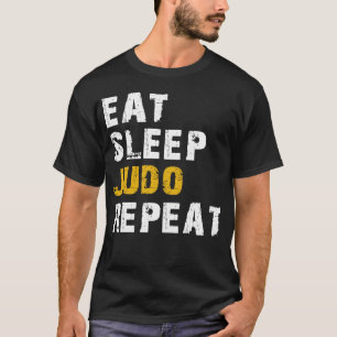 Camiseta repetir "dormir judo"