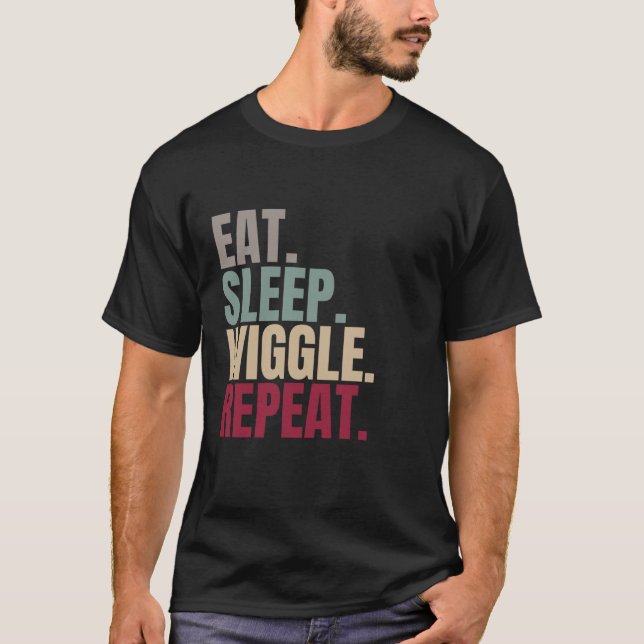 Camiseta Repetir el ajuste de sueño (Anverso)