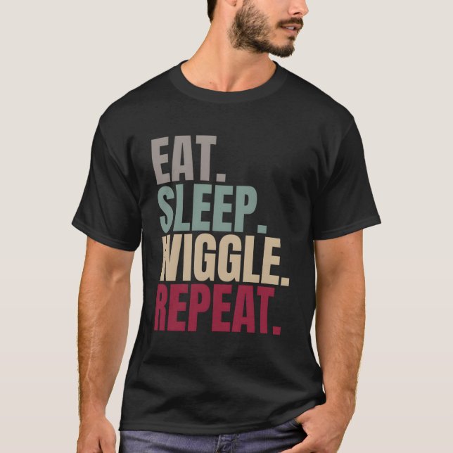 Camiseta Repetir el ajuste de sueño (Anverso)