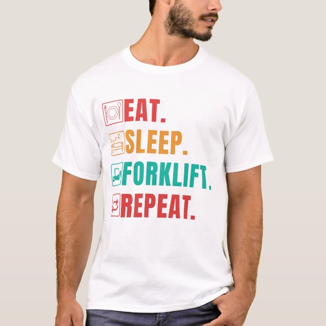 CAMISETA REPETIR EL ASCENSOR DEL SUEÑO DEL SUEÑO - OPERADOR (Anverso)