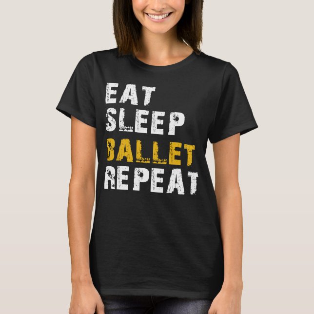 Camiseta repetir el ballet dormido (Anverso)