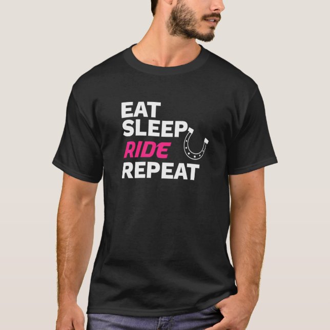 Camiseta Repetir el caballete (Anverso)