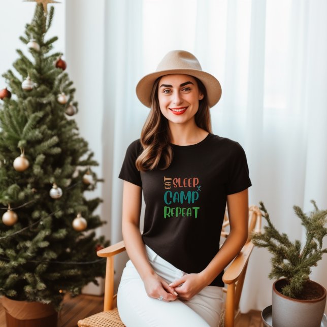 Camiseta Repetir el campamento de sueño - La máxima vida de (Subido por el creador)