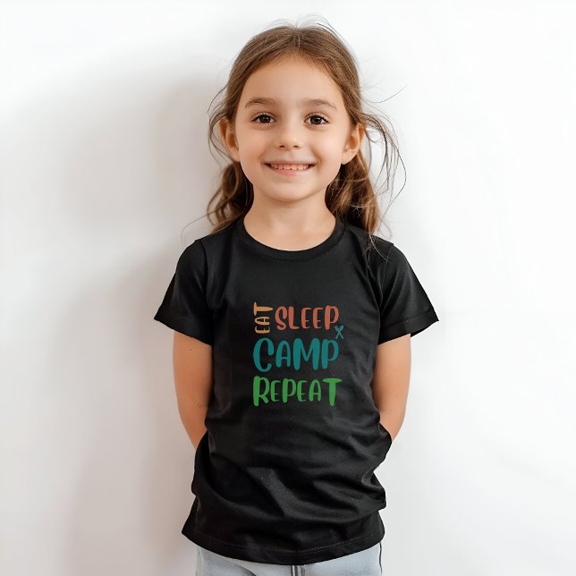 Camiseta Repetir el campamento de sueño - La máxima vida de (Subido por el creador)