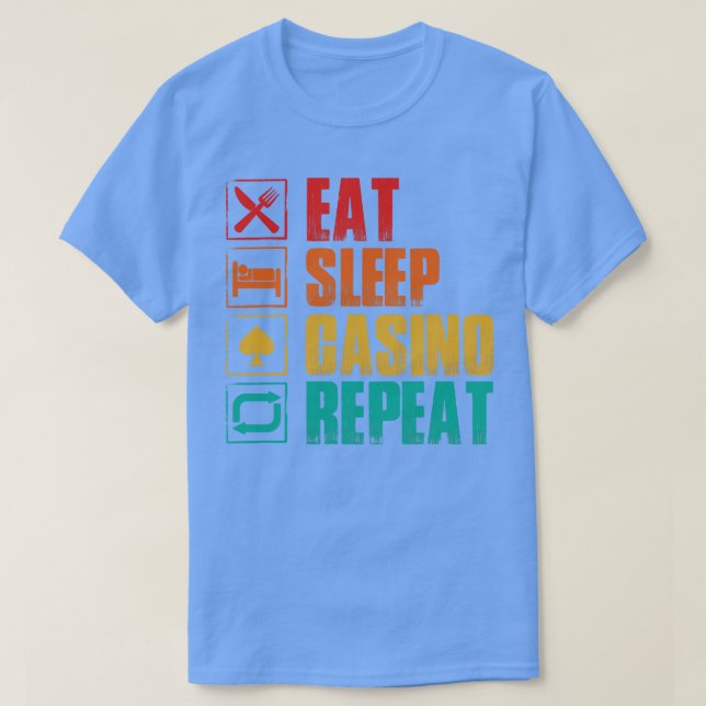 Camiseta Repetir el Casino de sueño (Diseño del anverso)