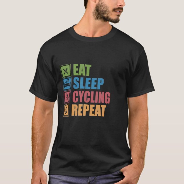 Camiseta Repetir el CICLISMO de sueño (Anverso)