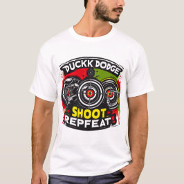 Camiseta Repetir el disparo del perro del pato | Paint Ball