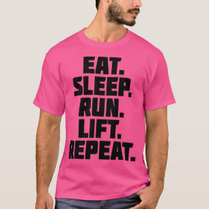 Camiseta Repetir el elevador de la carrera de sueño