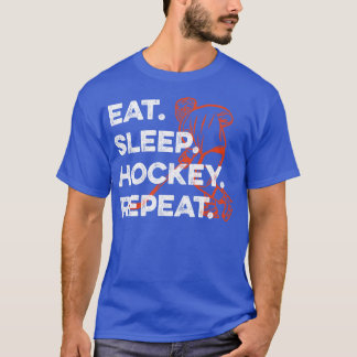 Camiseta Repetir el hockey sobre sueño