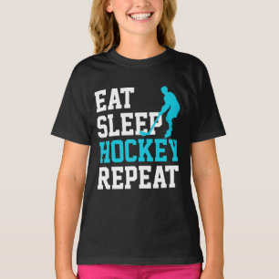 Camiseta Repetir el hockey sobre sueño