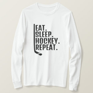 Camiseta Repetir el hockey sobre sueño