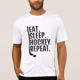 Camiseta Repetir el hockey sobre sueño