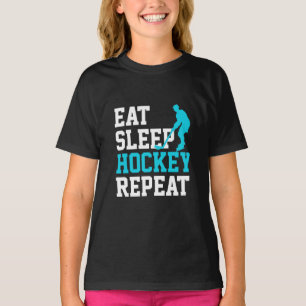 Camiseta Repetir el hockey sobre sueño