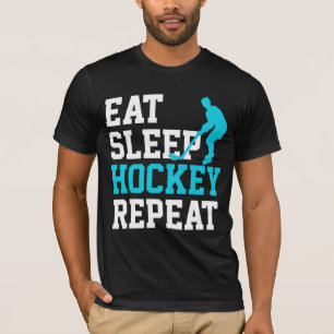 Camiseta Repetir el hockey sobre sueño