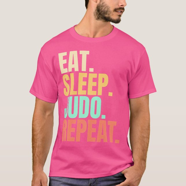 Camiseta Repetir el judo de sueño (Anverso)