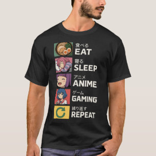 Camiseta Repetir el juego de animaciones de sueño