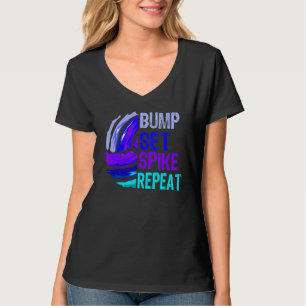 Camiseta Repetir el juego de voleibol con voleibol