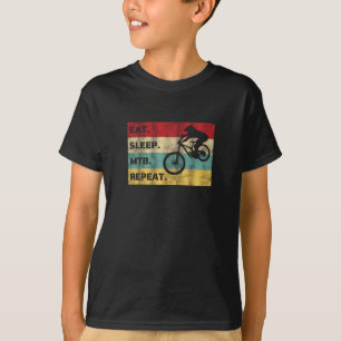 Camiseta Repetir el modo de suspensión MTB (Mountain Bikin