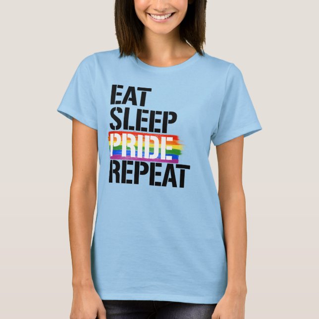 CAMISETA REPETIR EL ORGULLO DE DORMIR (Anverso)