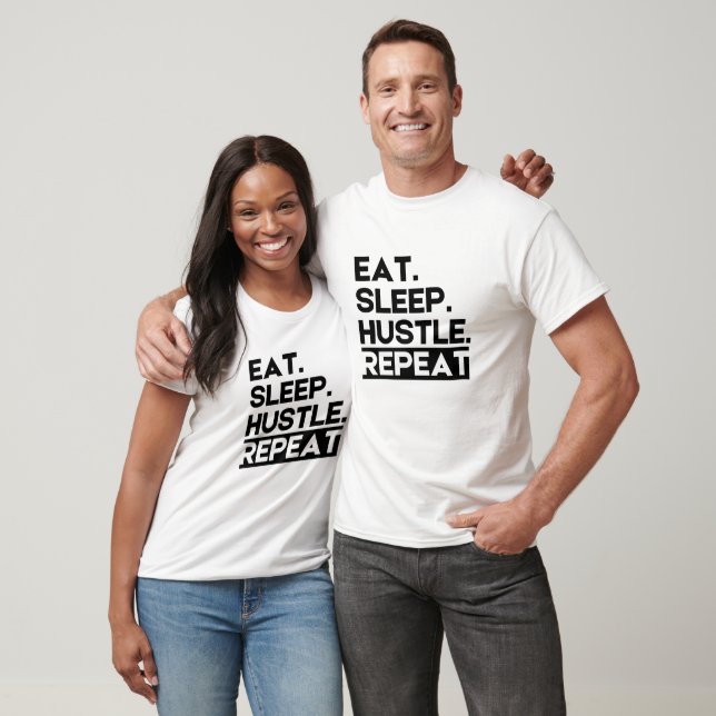 Camiseta Repetir el patrón de sueño de comedor - Motivador (Unisexo)