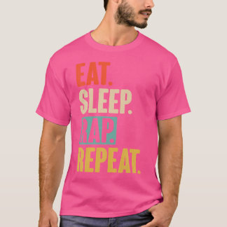 Camiseta Repetir el rap del sueño - Rap retro vintage