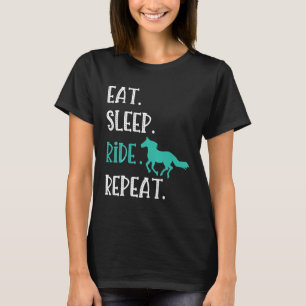 Camiseta Repetir el recorrido a caballo