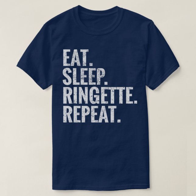 Camiseta Repetir el Ringette de sueño (Diseño del anverso)