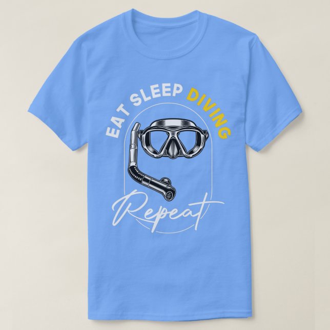 Camiseta repetir el submarinismo (Diseño del anverso)