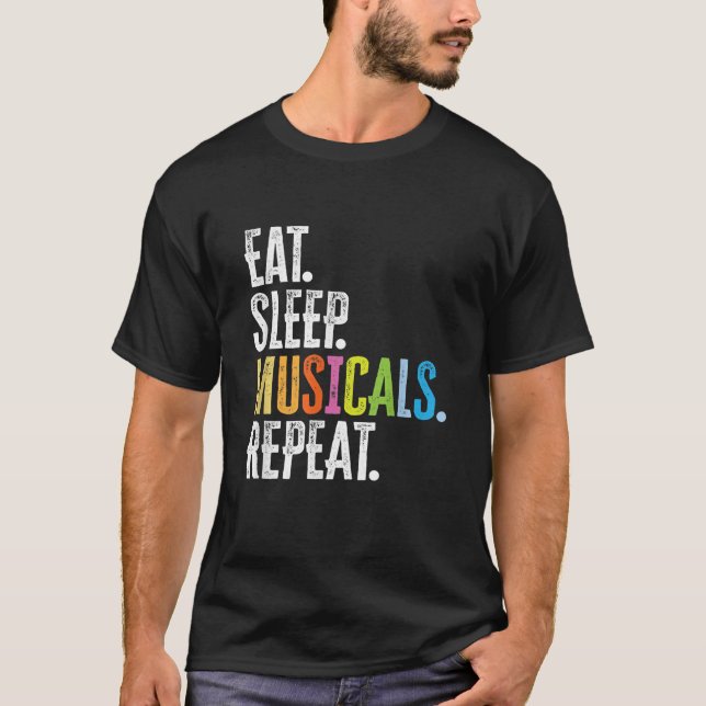 Camiseta Repetir el sueño de los musicales (Anverso)