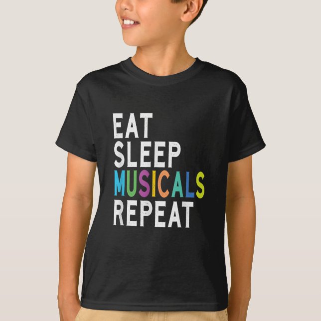 Camiseta Repetir el sueño de los musicales (Anverso)