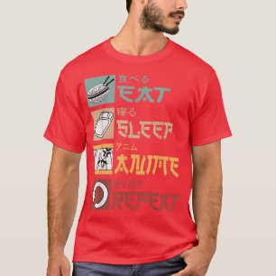 Camiseta Repetir el sueño de un anime - Anime Baka Kawaii J